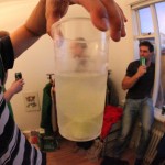 Vodka í sódavatni með lime