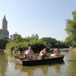 We're on a boat! We're on a boat!