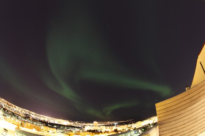 Norðurljós, Borgarspítalinn, Kópavogur og næsta nágrenni