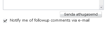 Notify me of followup comments via e-mail